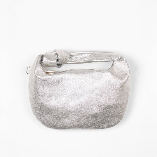 Tuscany Leather Hobo Bag | Silver