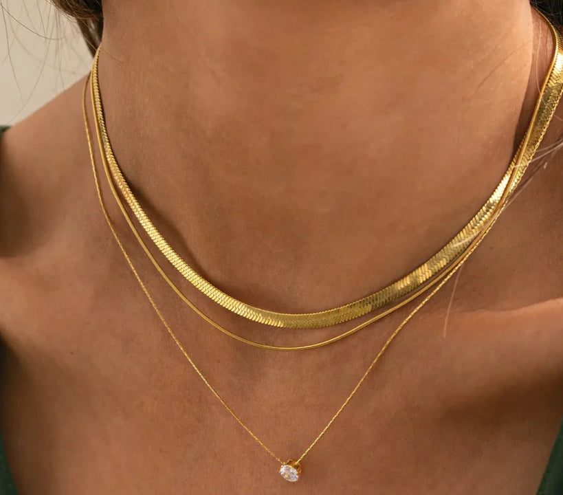 Ellie Layered Necklace | Gold