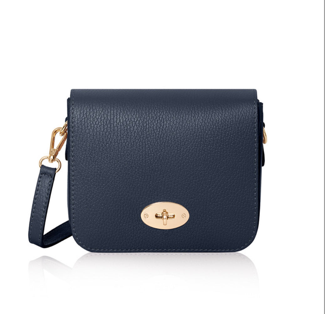 Palermo Leather Bag | Navy