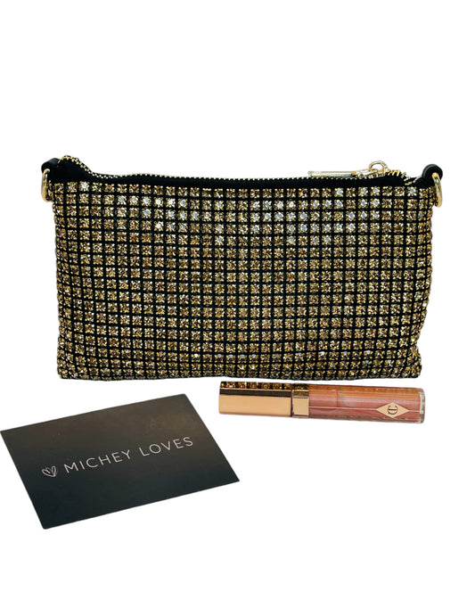 Frosty Clutch Bag | Gold