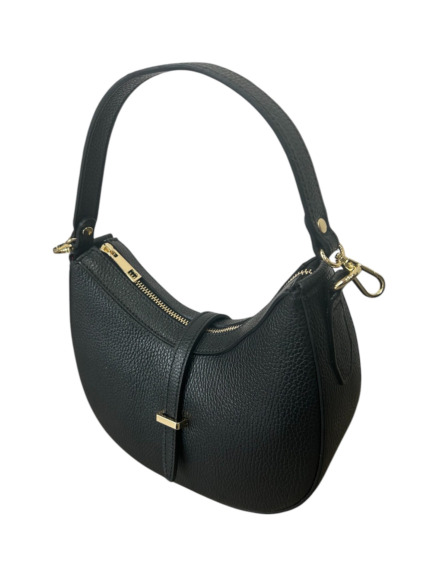 Crescent Shoulder/Crossbody Bag | Black