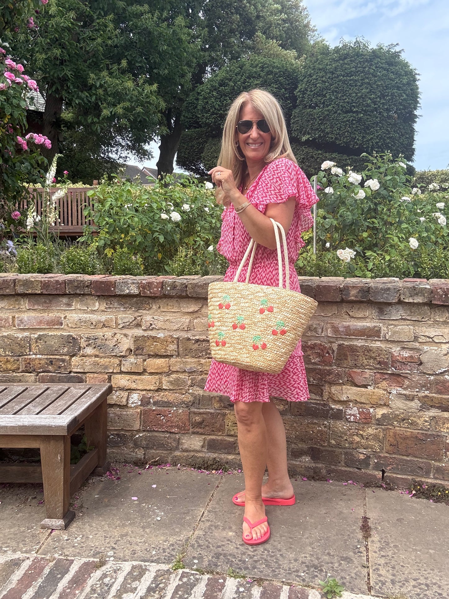 Cherry Basket Bag