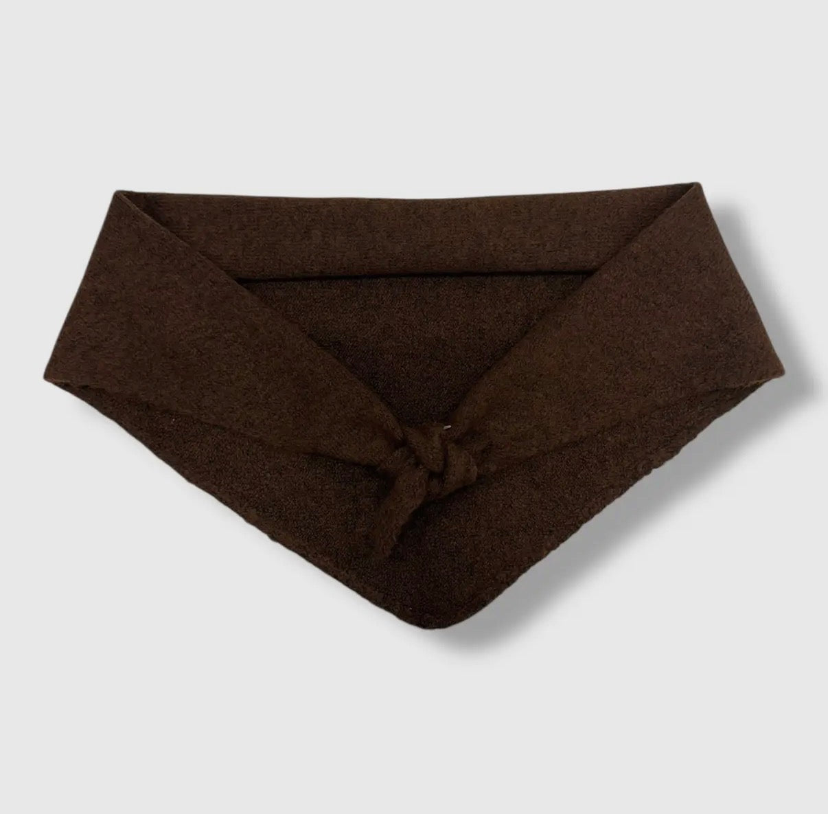 Triangle Neck Scarf | Chocolate