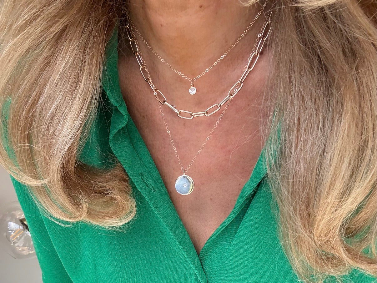 Aurora Layered Gold Necklace