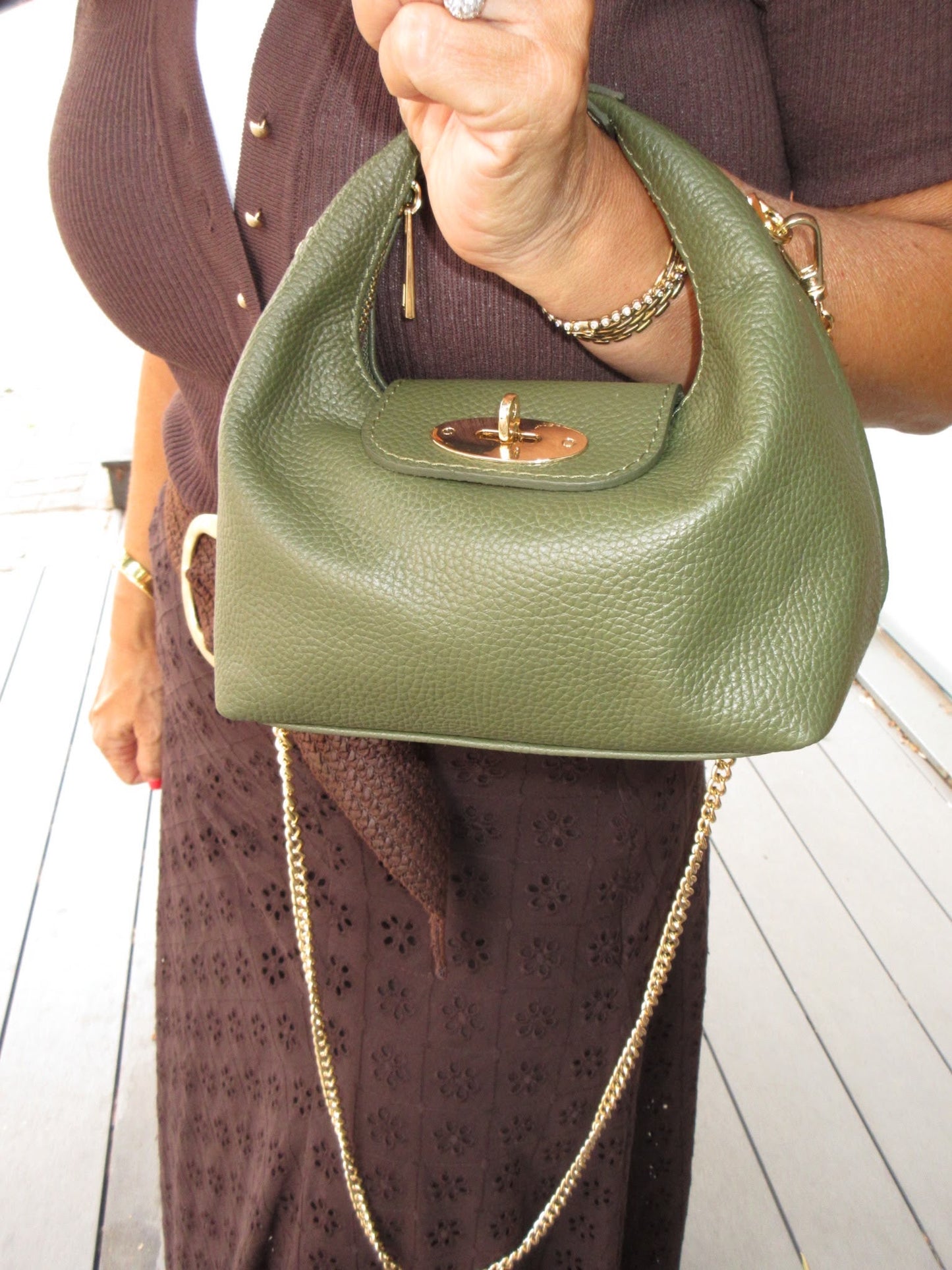 The Modena Leather Bag | Tan