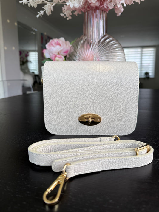 Palermo Leather Bag | Cream