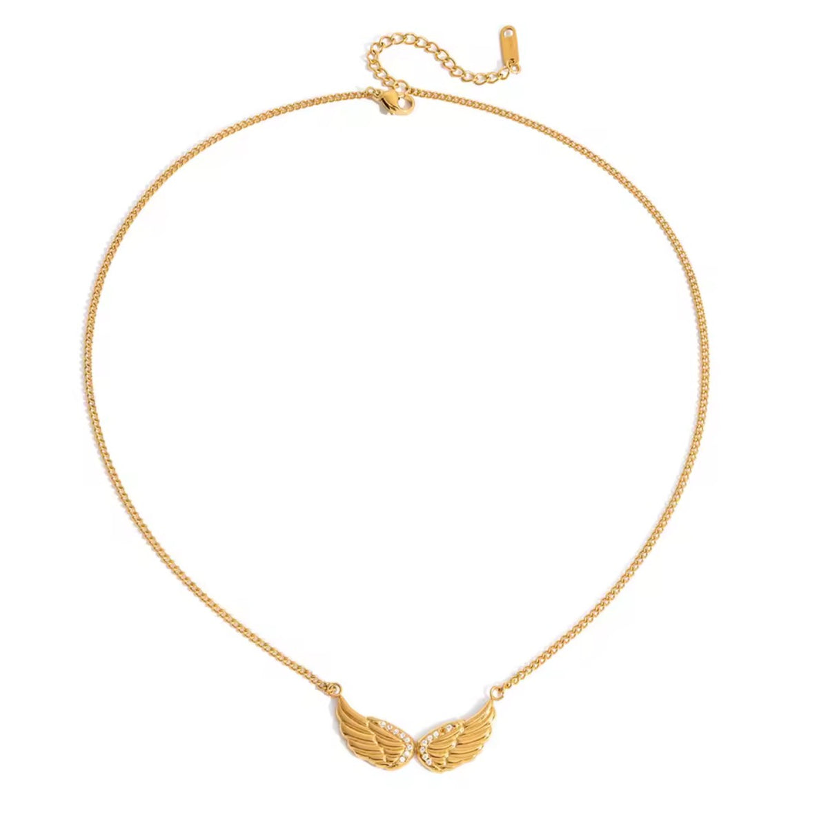 The Guardian Zircon Wing Necklace