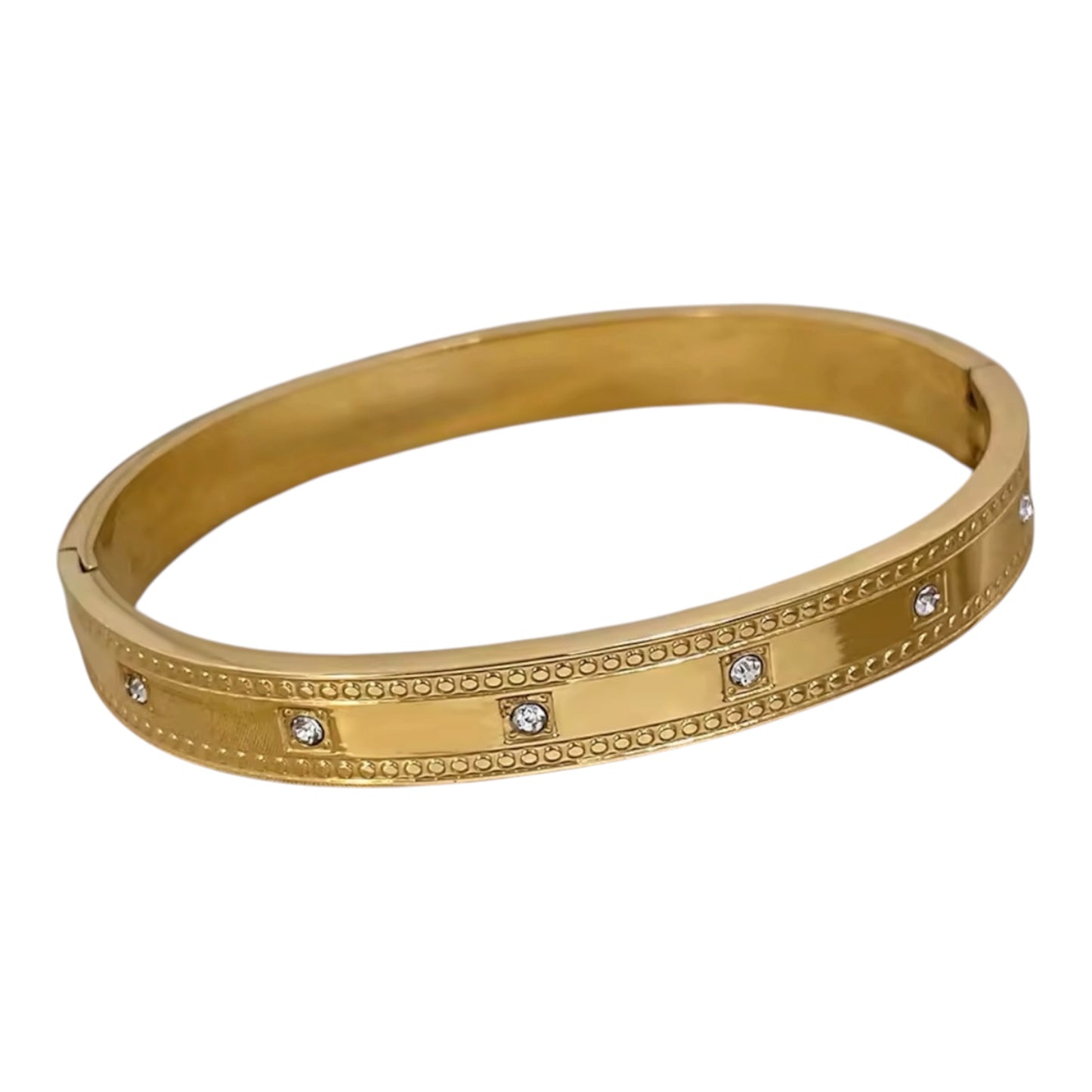 The Clementine Crystal Bangle