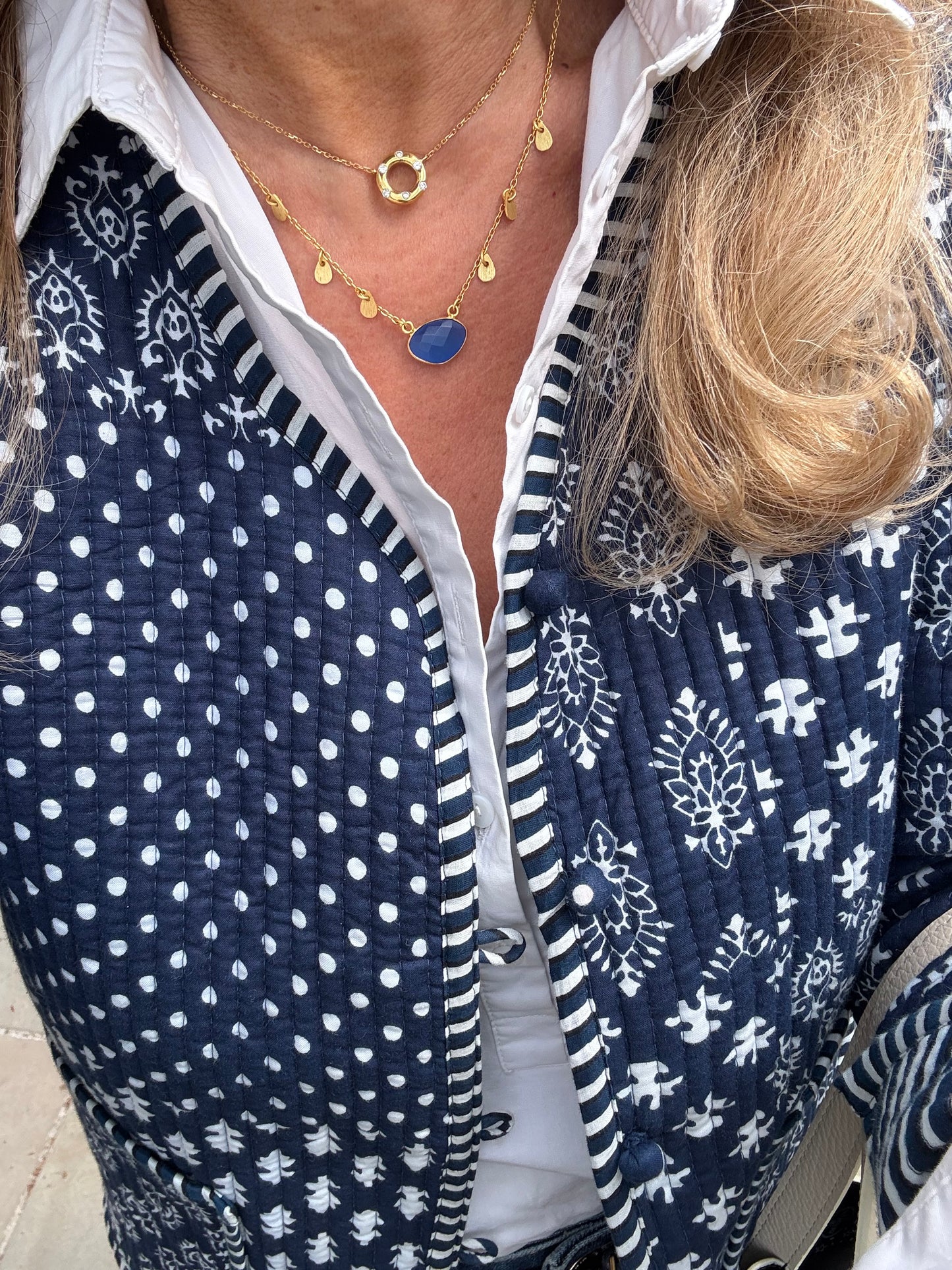 Blossom Necklace | Blue Jade