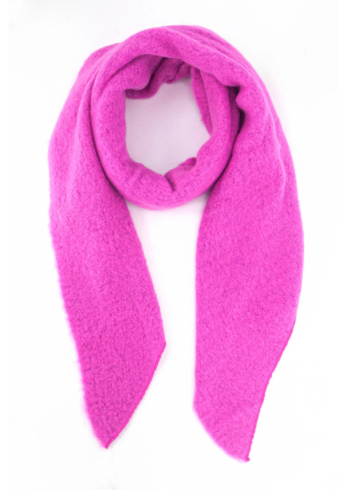 Pinkalicious Asymmetric Textured Heavyweight Scarf