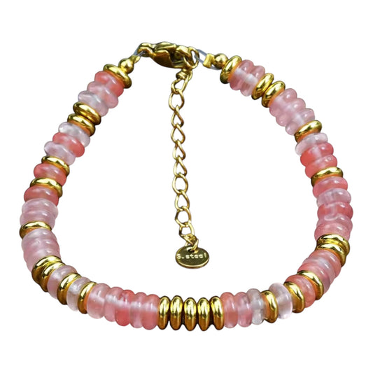 Coming Soon - Cherry Quartz Beaded Bracelet – The "Oh My Style" Edit