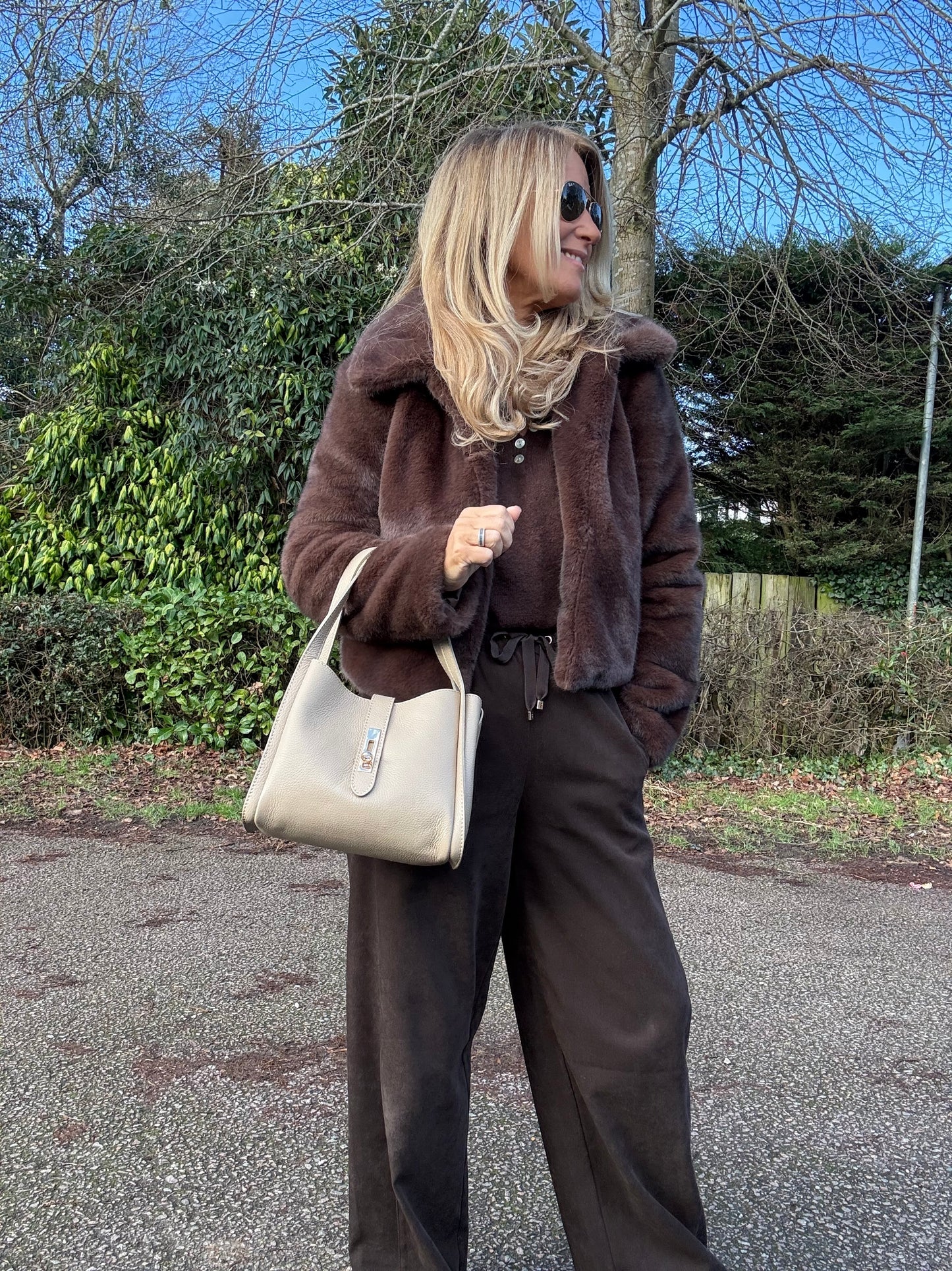 Amalfi Multi Compartment Bag | Taupe