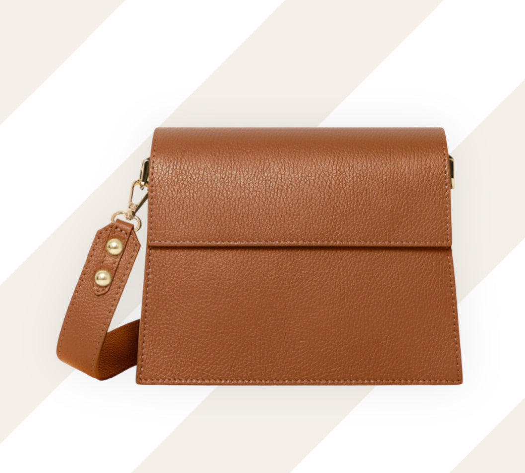 Siena Leather Crossbody Bag | Tan