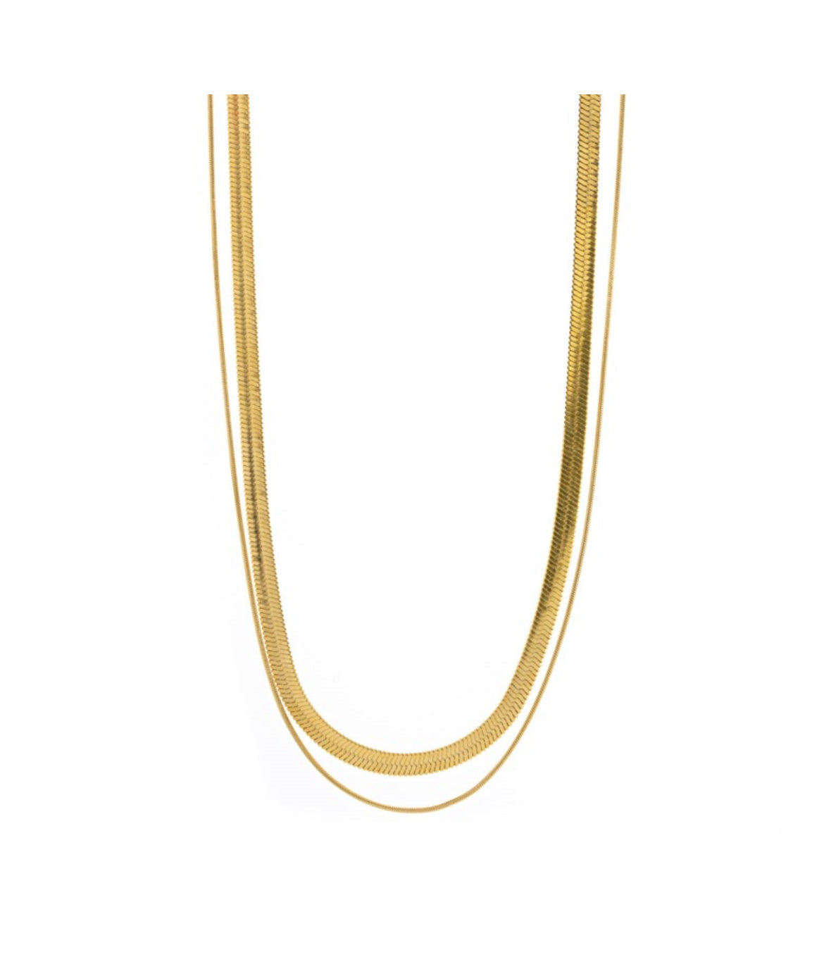 Ellie Layered Necklace | Gold