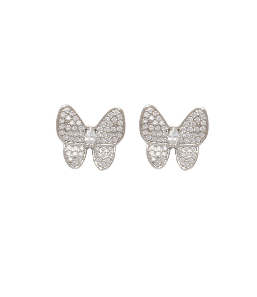 Butterfly Stud Earrings | Gold