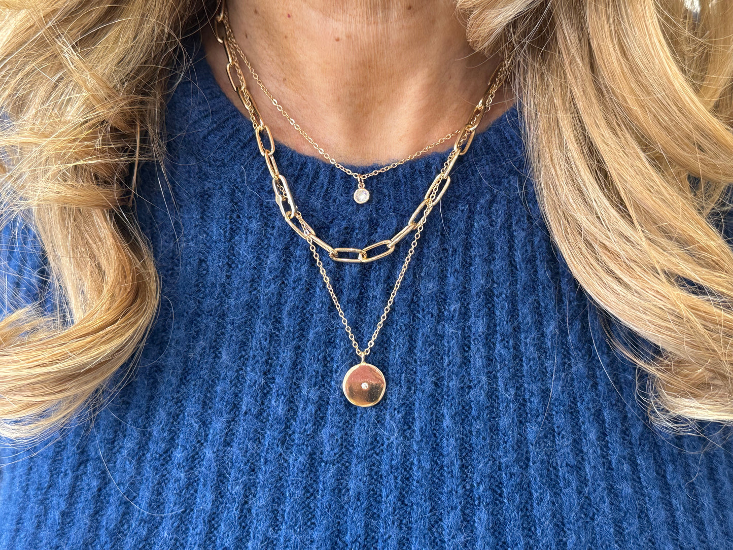 Aurora Layered Gold Necklace