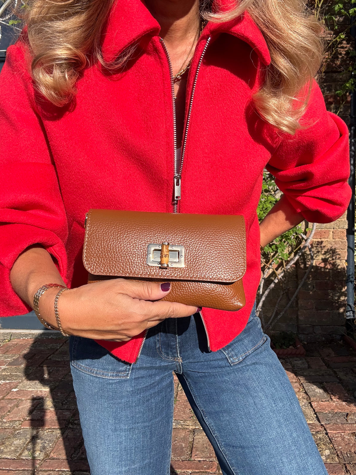 Emilia 3-in-1 Leather Bag | Tan