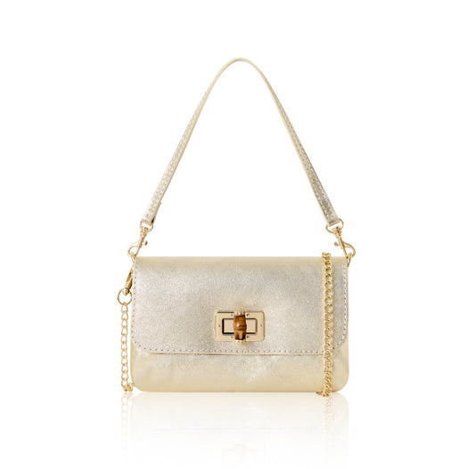 Emilia 3-in-1 Leather Bag | Gold