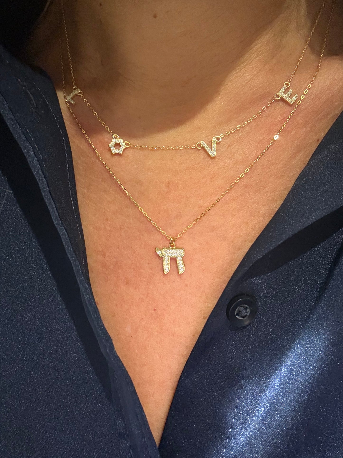 Chai Necklace | Gold or Silver