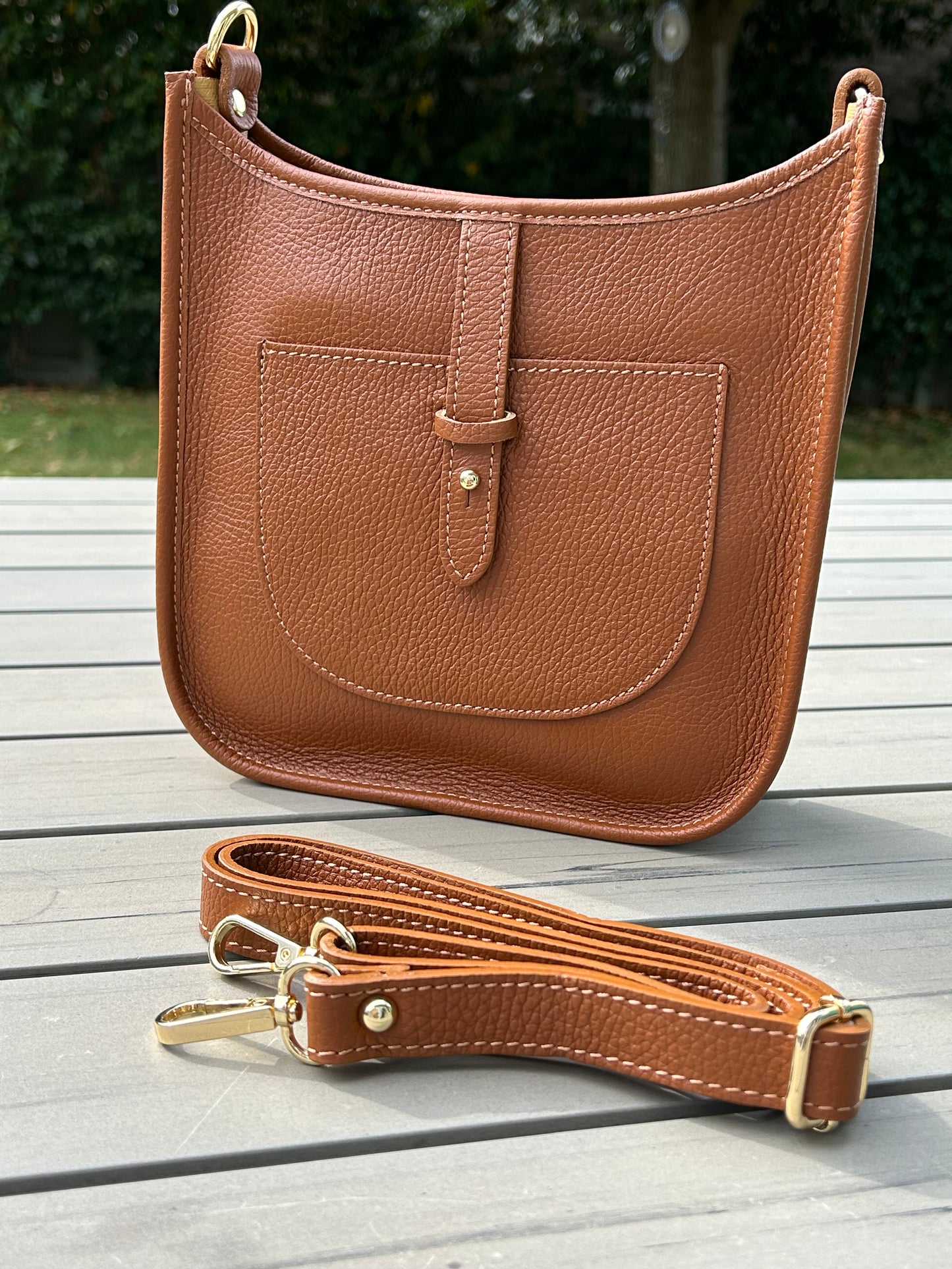 Portofino Leather Bag | Tan