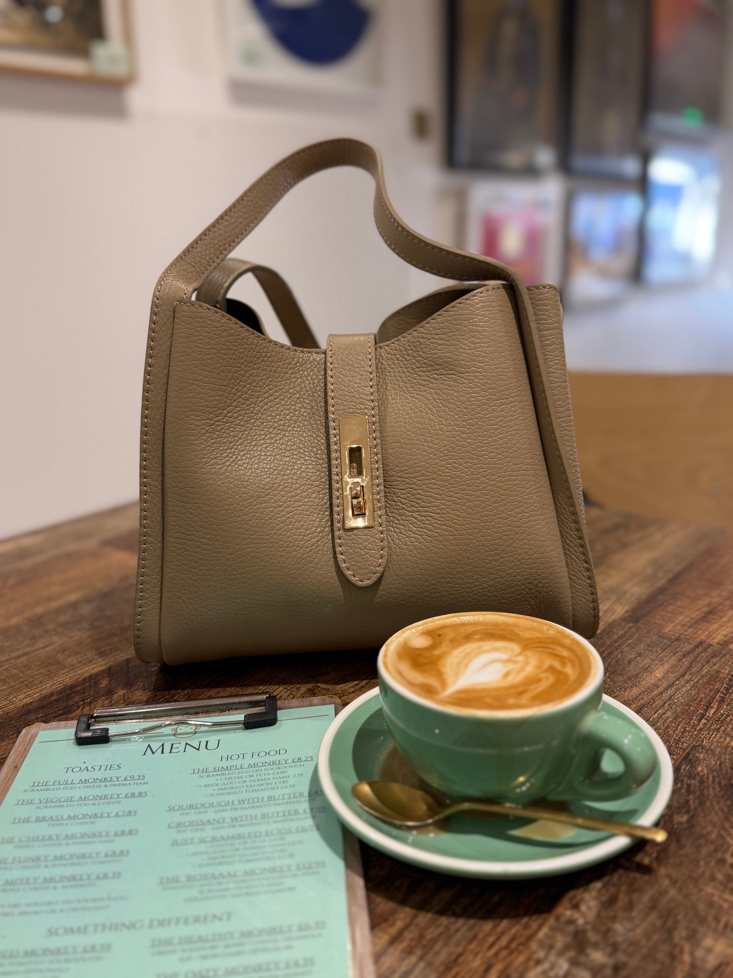 Amalfi Multi Compartment Bag | Taupe