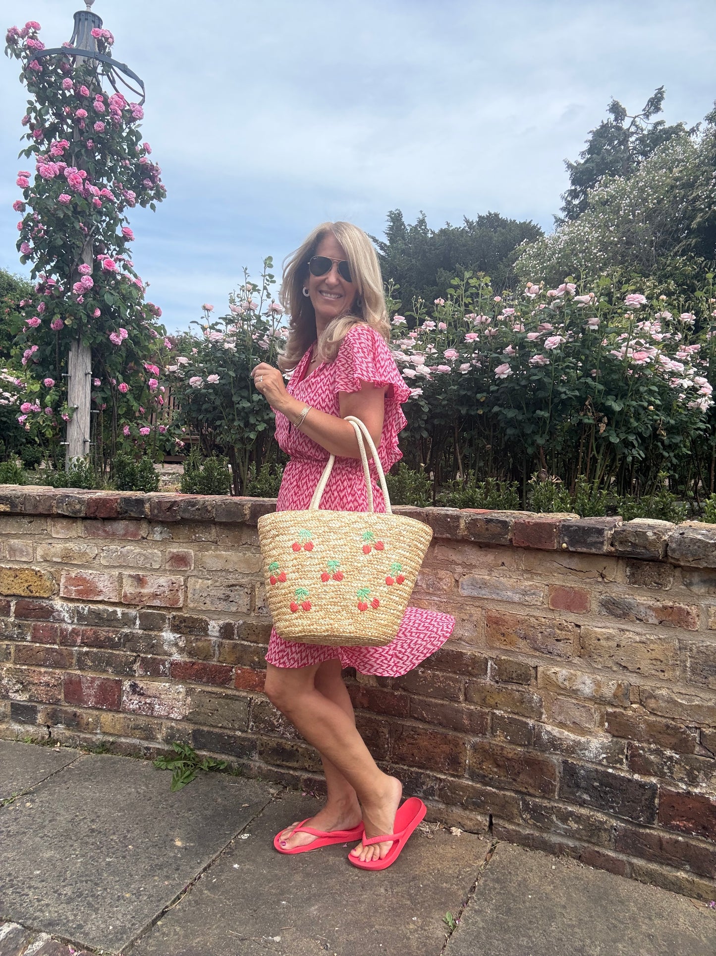Cherry Basket Bag