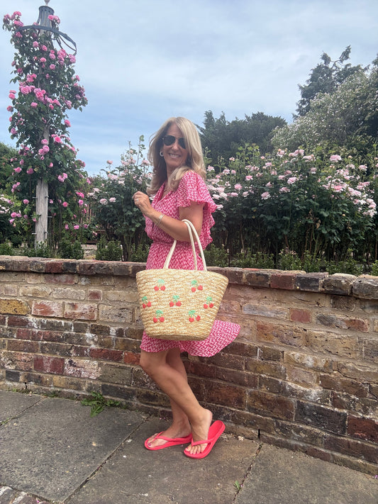 Cherry Basket Bag