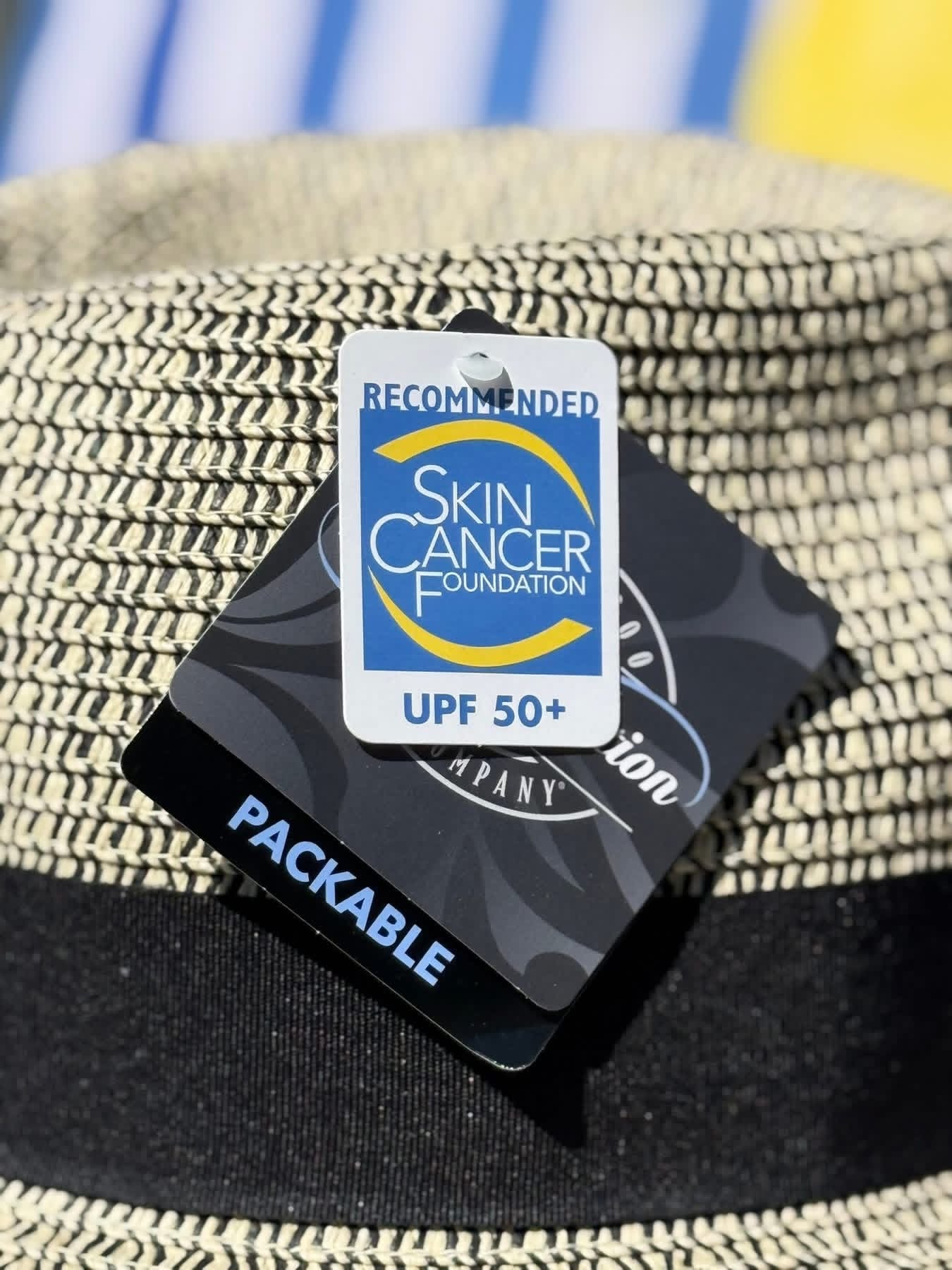 Seville Sun Hat (UPF50+ & Packable) | Black