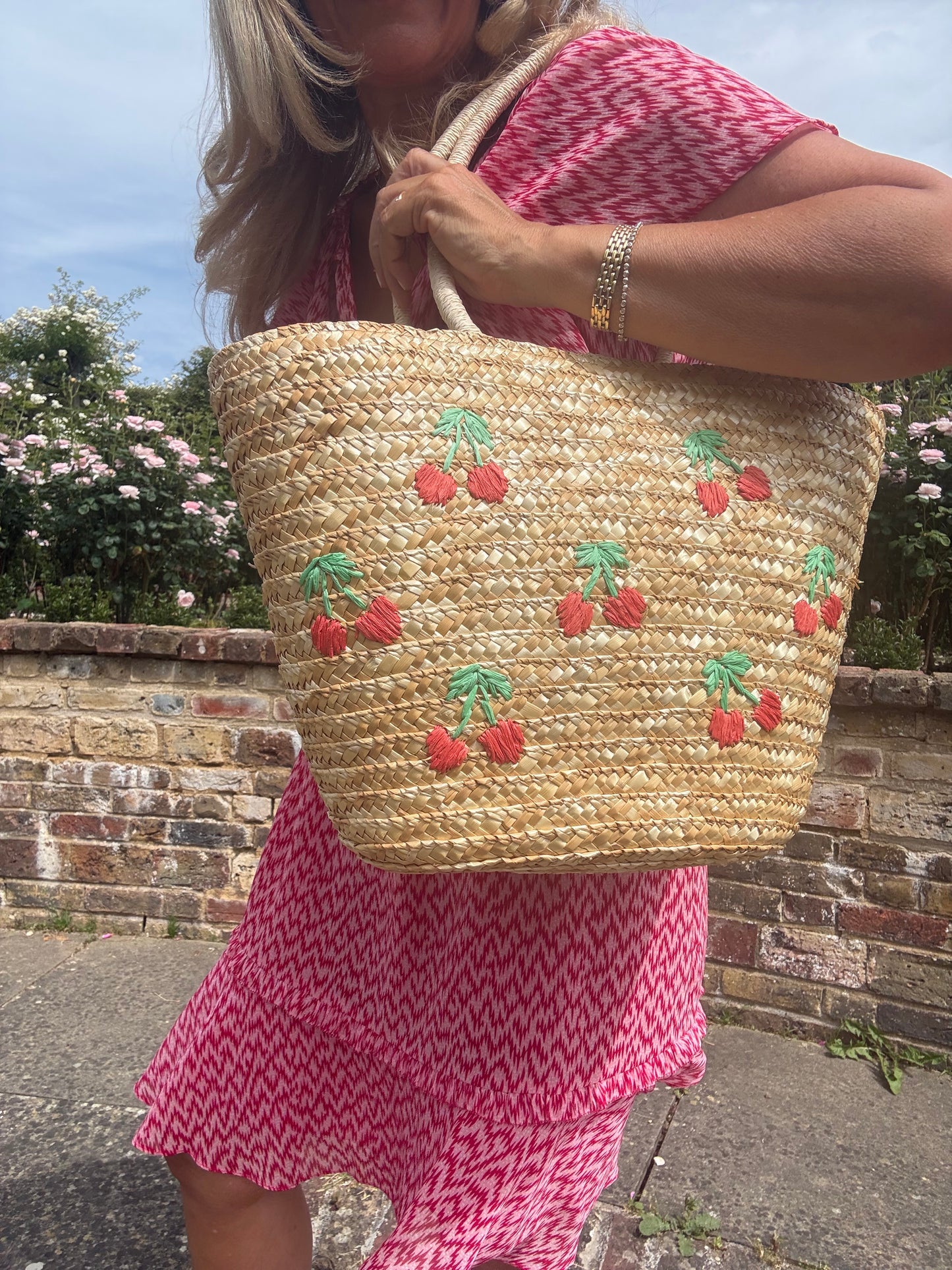 Cherry Basket Bag