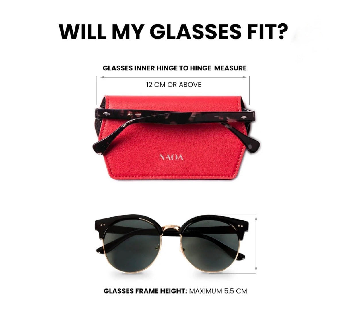 Slim Glasses Case | Red