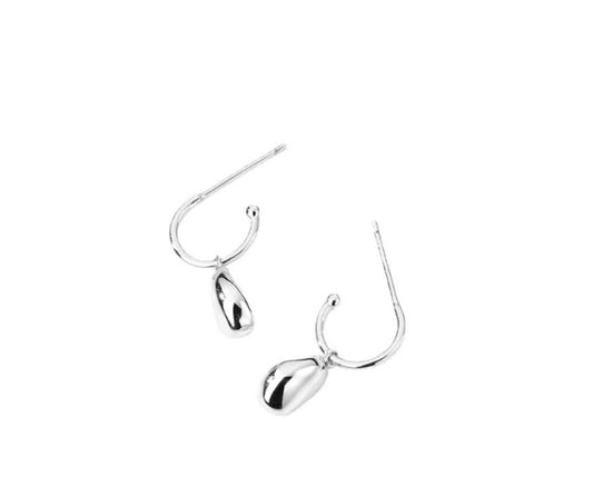 Coming soon - Molten Drop Hoops | Silver