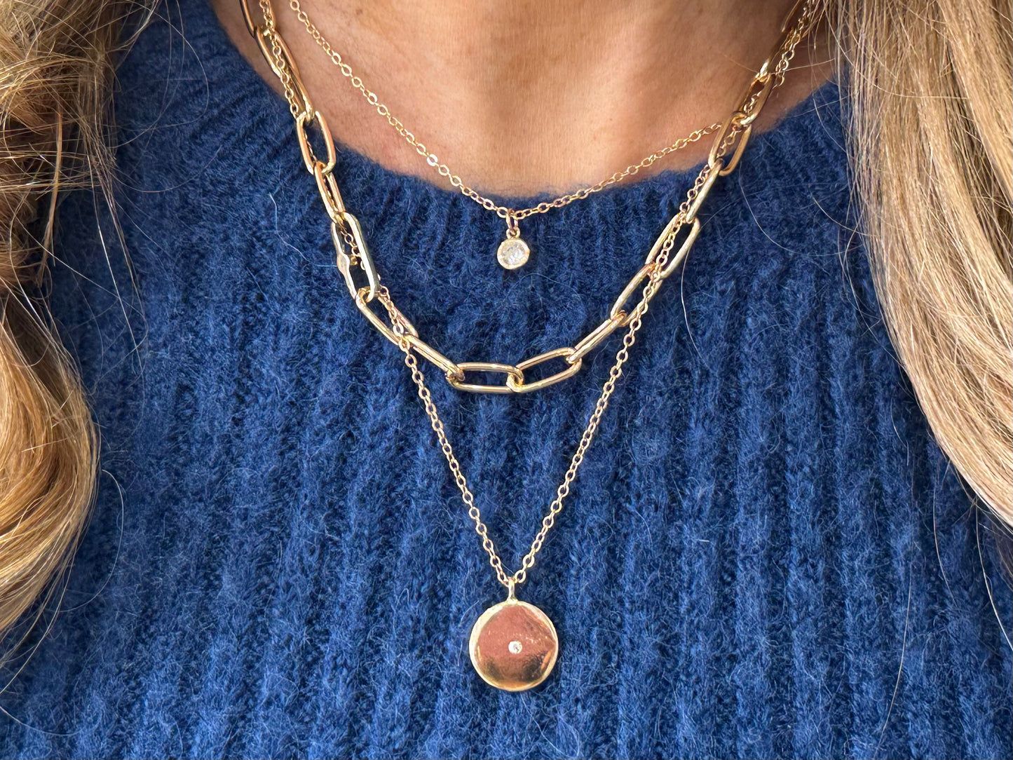 Aurora Layered Gold Necklace
