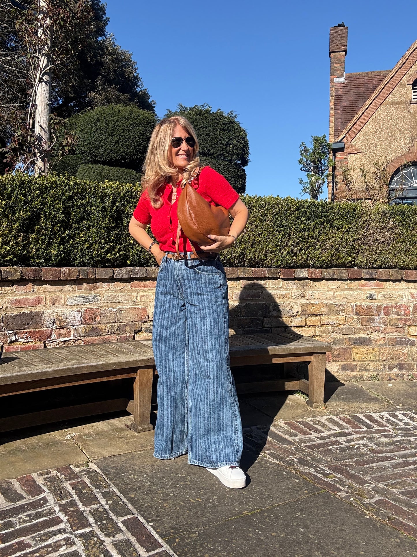 Valencia Crescent Hobo Bag | Tan