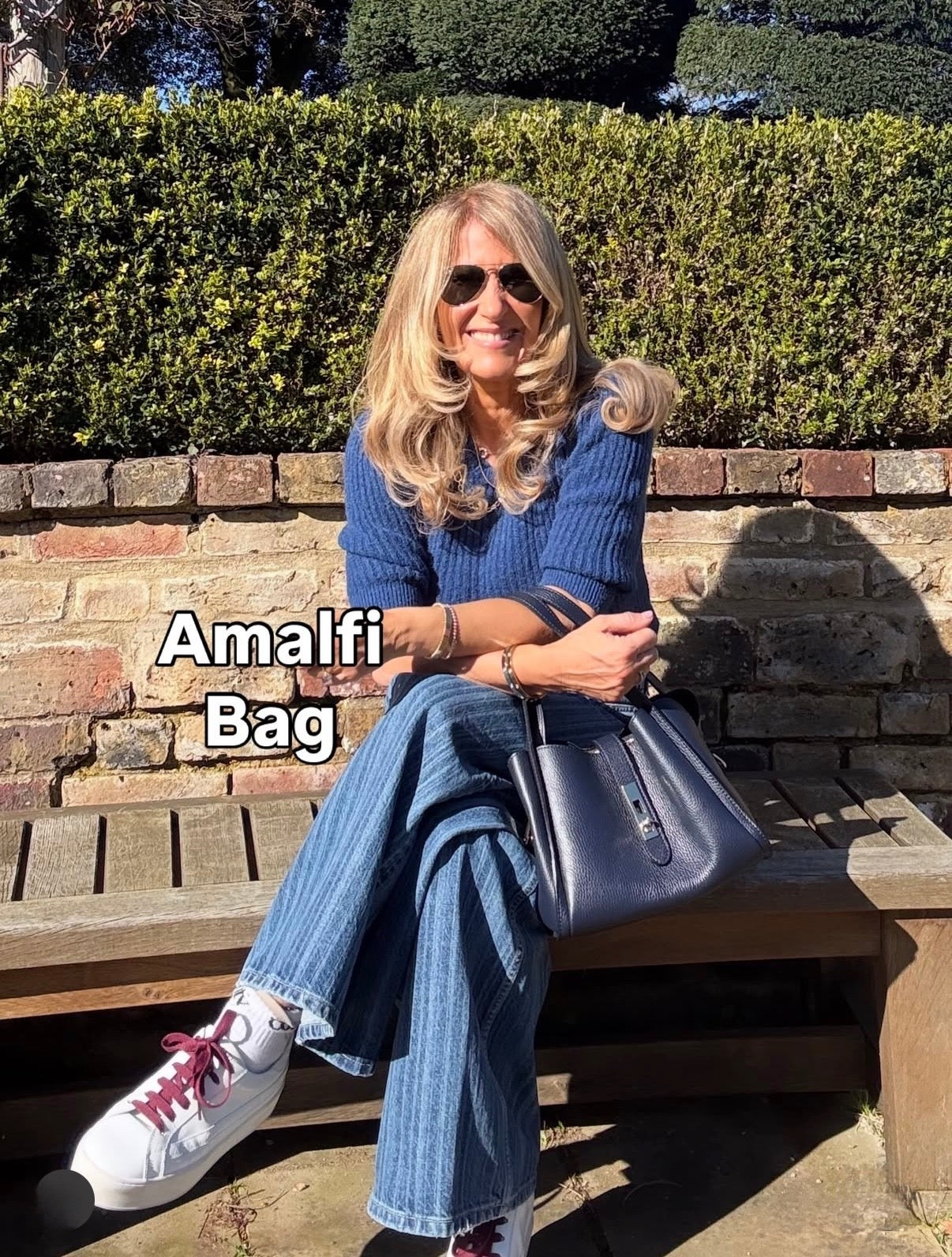 Amalfi Multi Compartment Bag | Navy