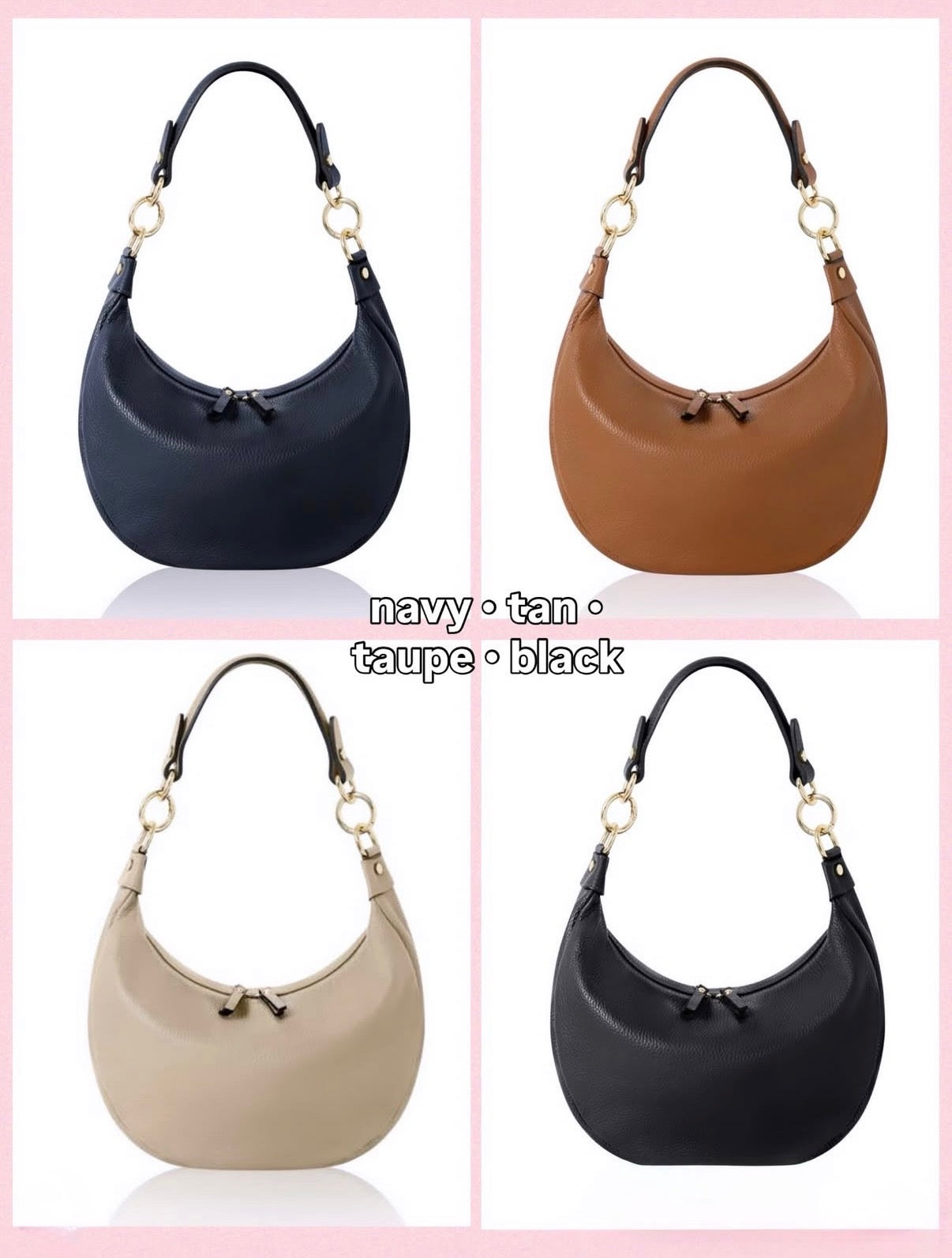 Valencia Crescent Hobo Bag | Tan
