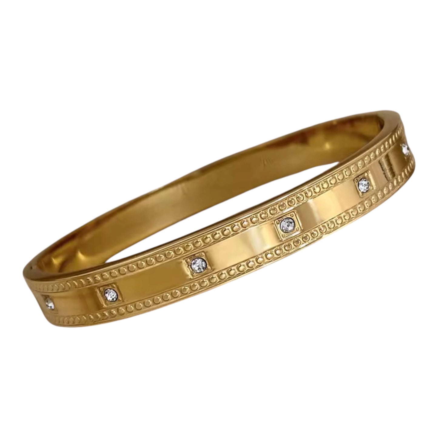 The Clementine Crystal Bangle
