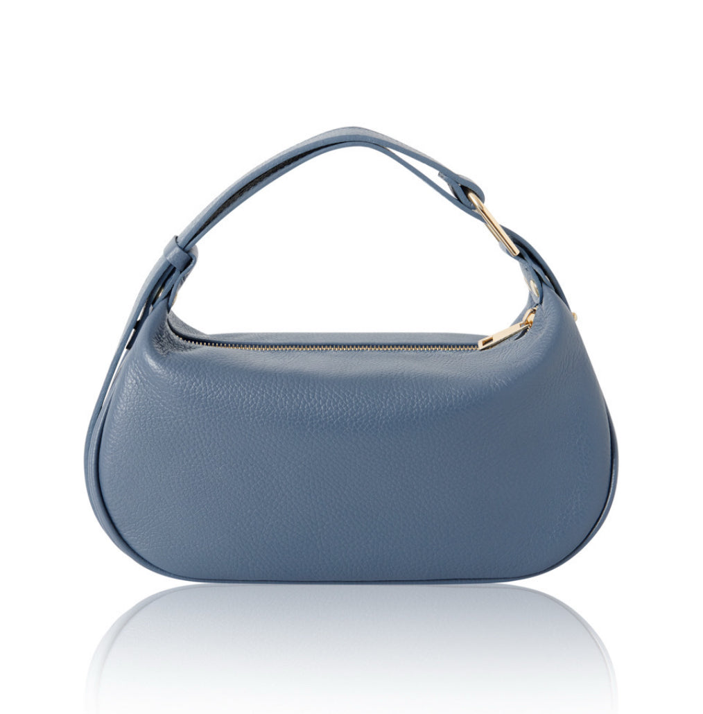 Positano Curve Bag | Denim Blue