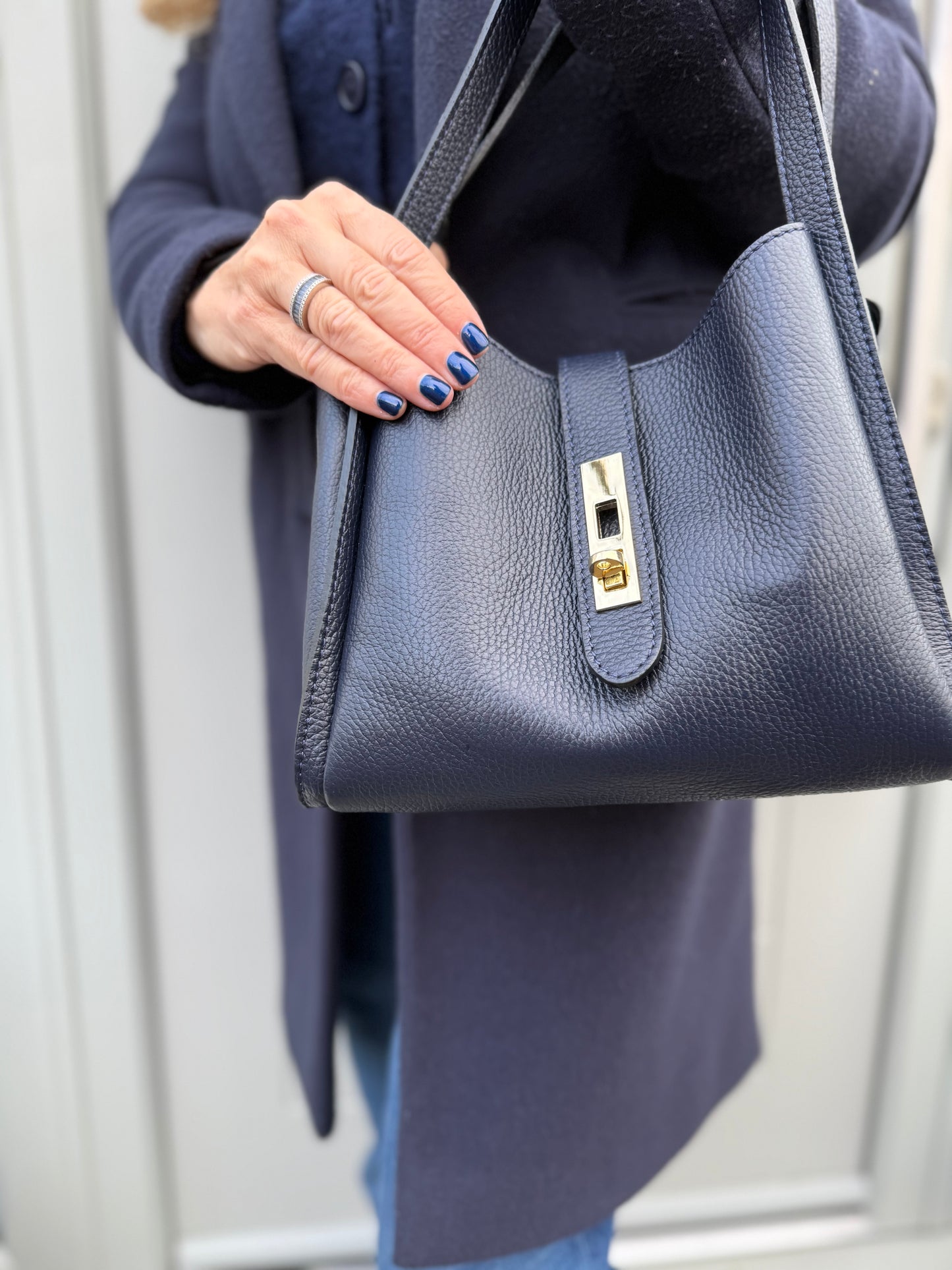 Amalfi Multi Compartment Bag | Navy