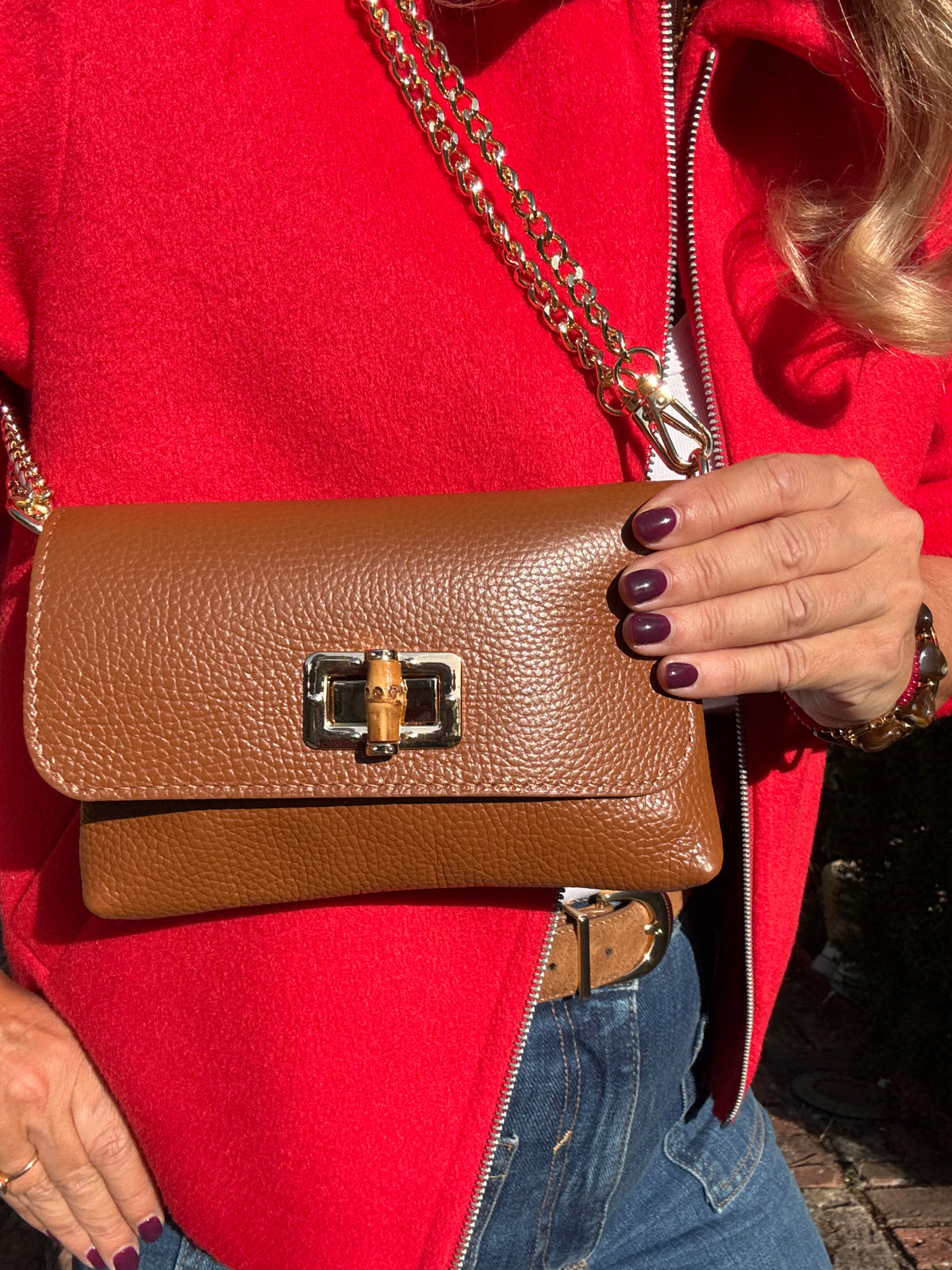 Emilia 3-in-1 Leather Bag | Tan