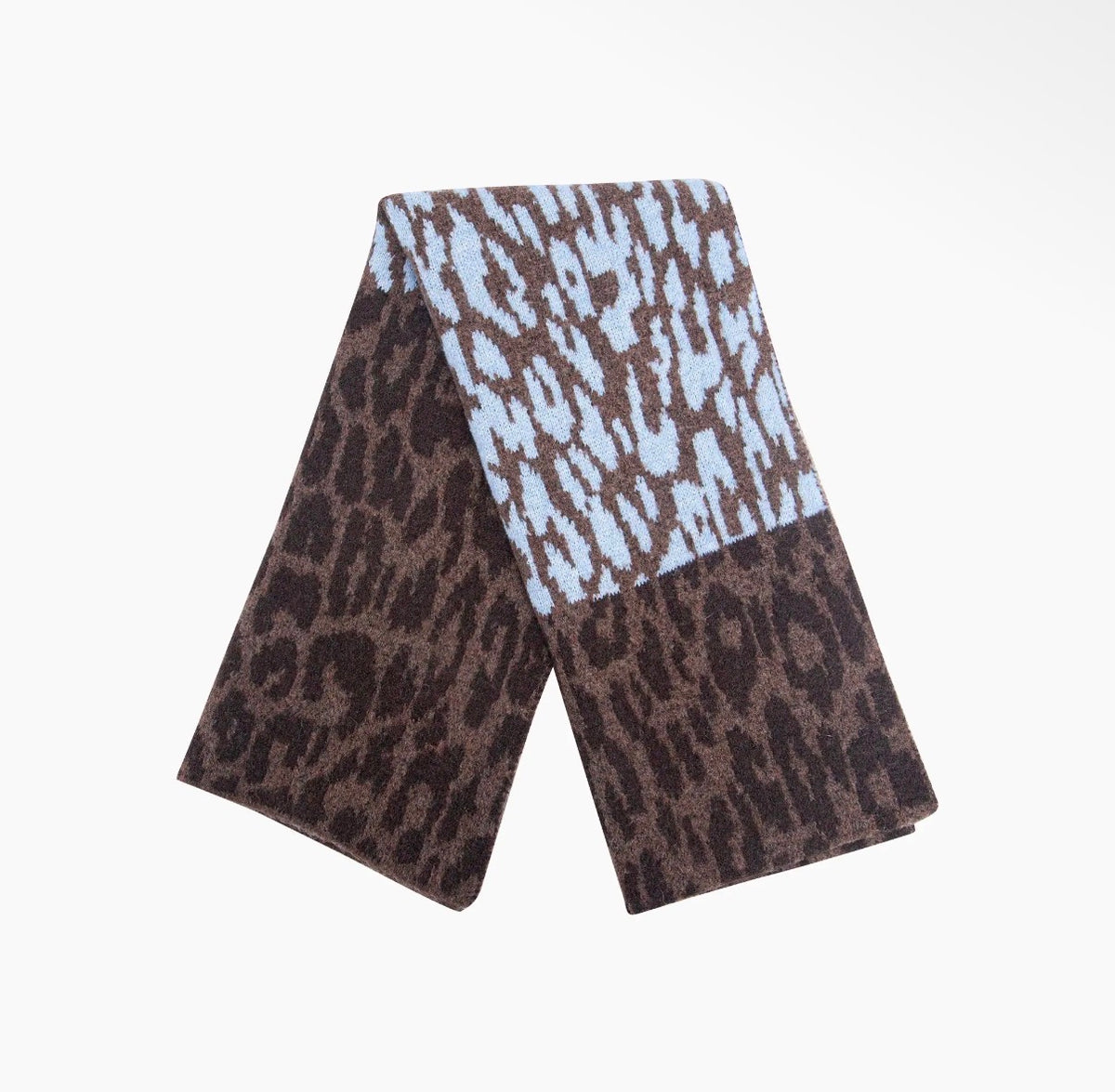 Caroline Leopard Scarf