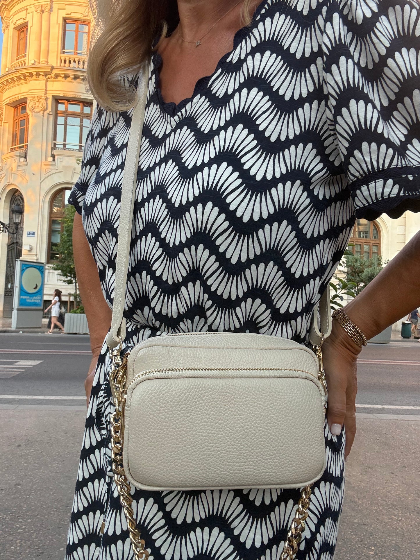 Portobello Leather Camera Bag | Cream