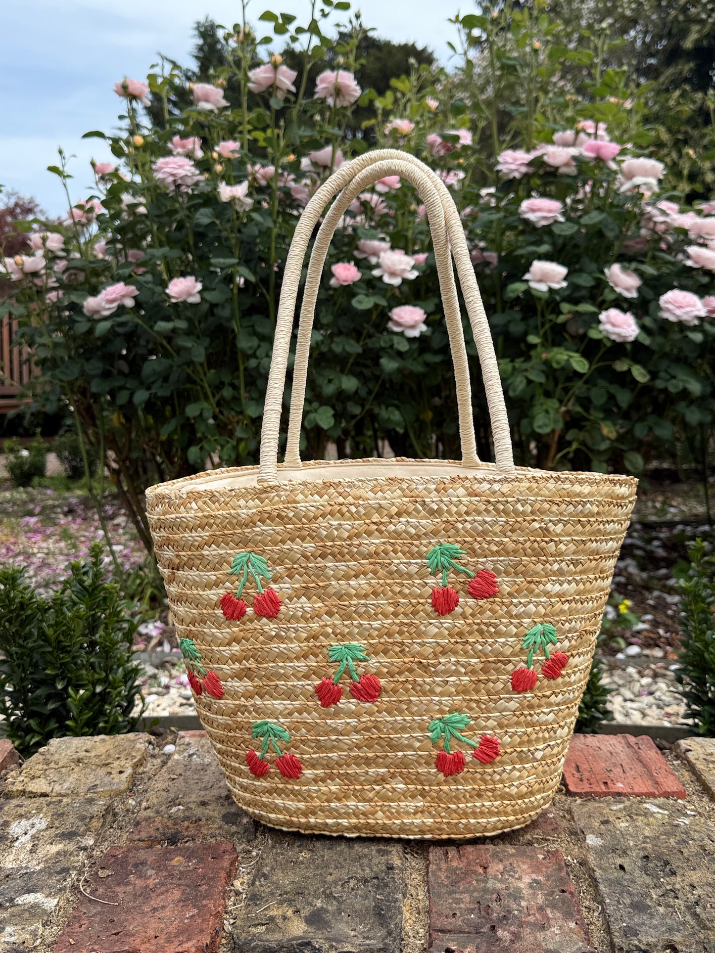 Cherry Basket Bag