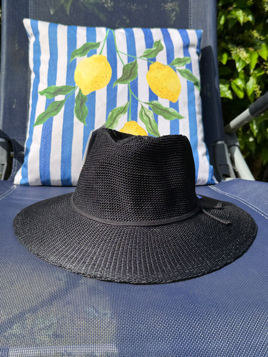 Seville Sun Hat (UPF50+ & Packable) | Black
