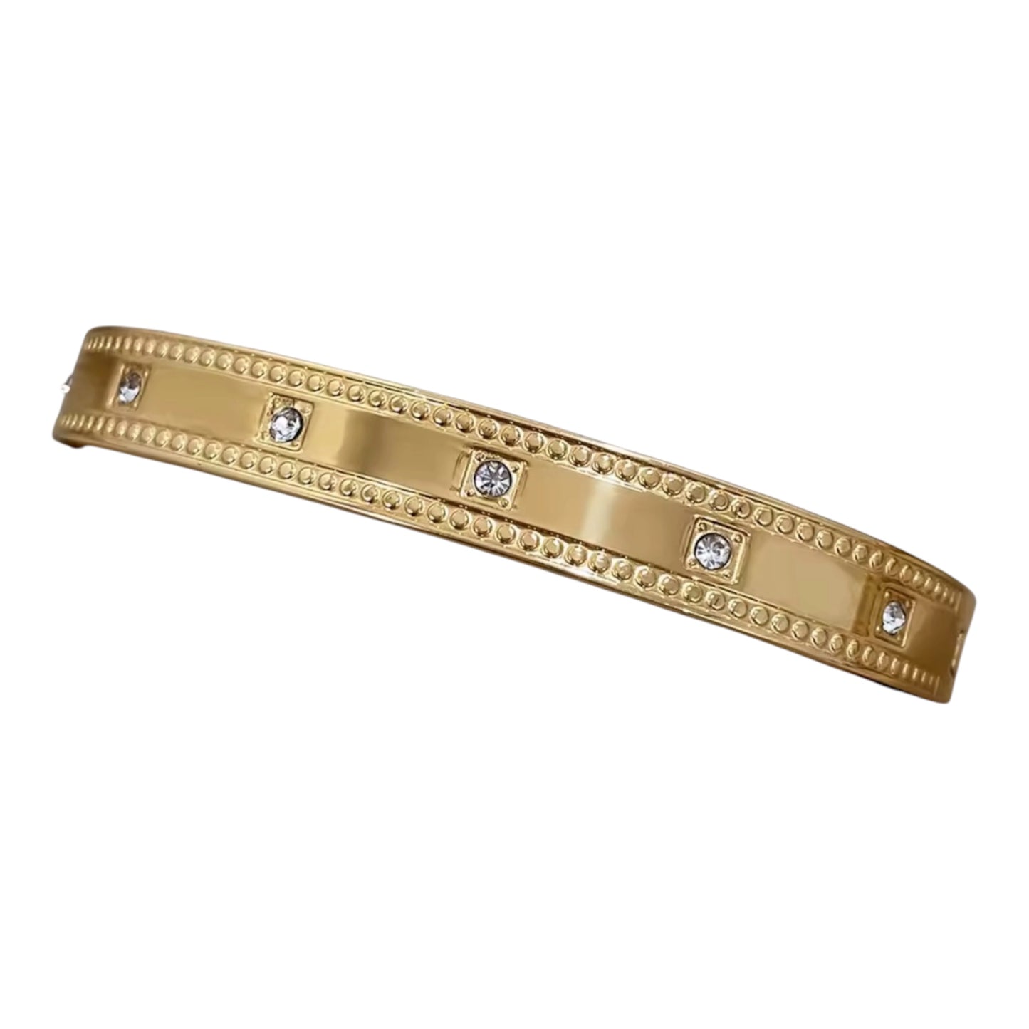 The Clementine Crystal Bangle