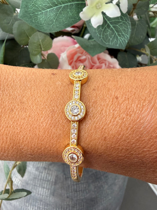 The Aurelia Geometric Bangle