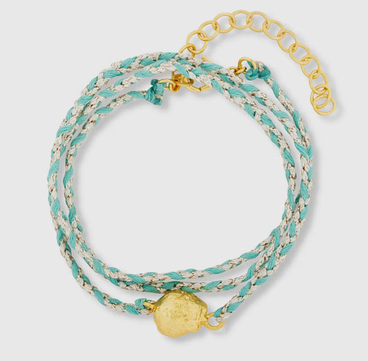 Janey Wrap Bracelet/Necklace | Aqua