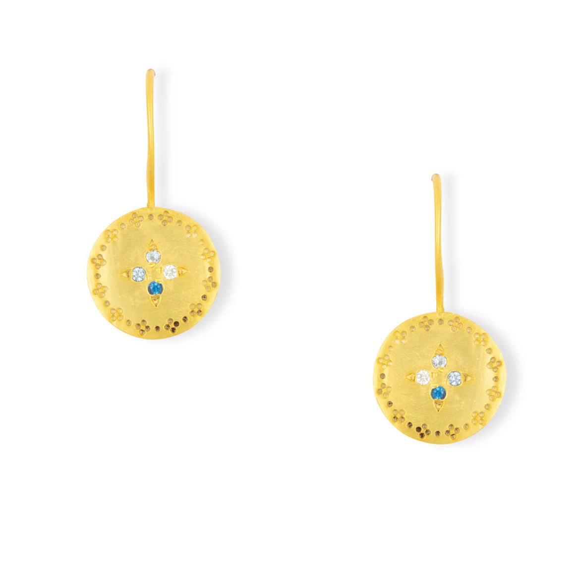 Rodos Crystal Earrings | Blue