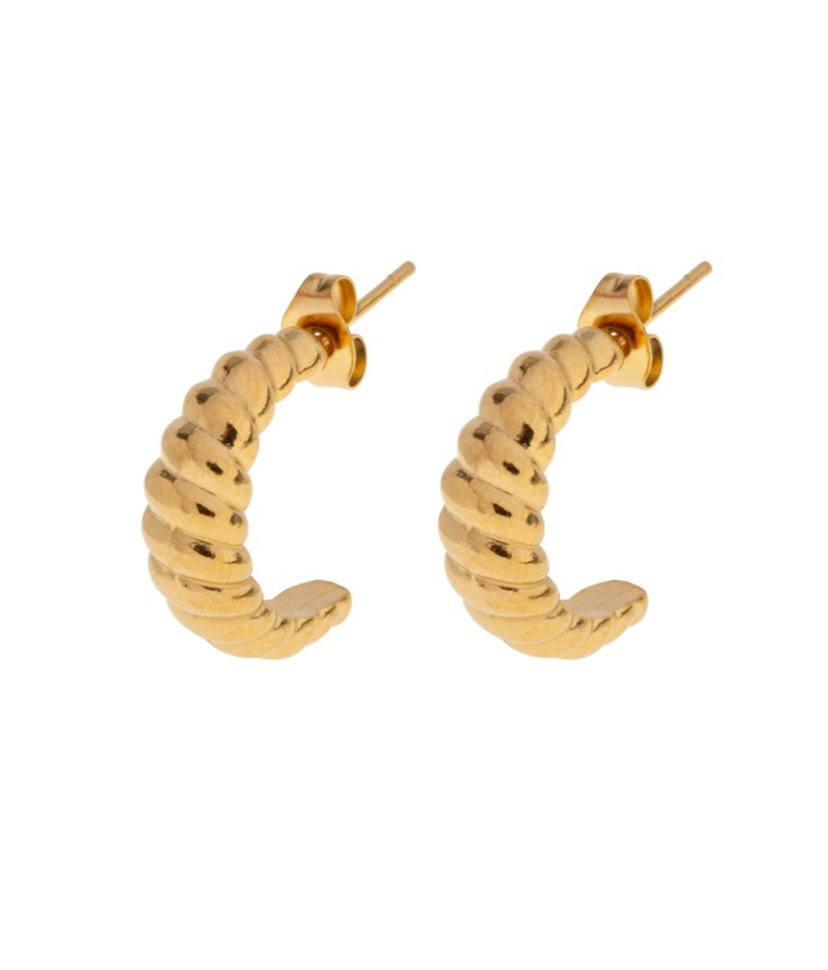 Croissant Hoop Earrings