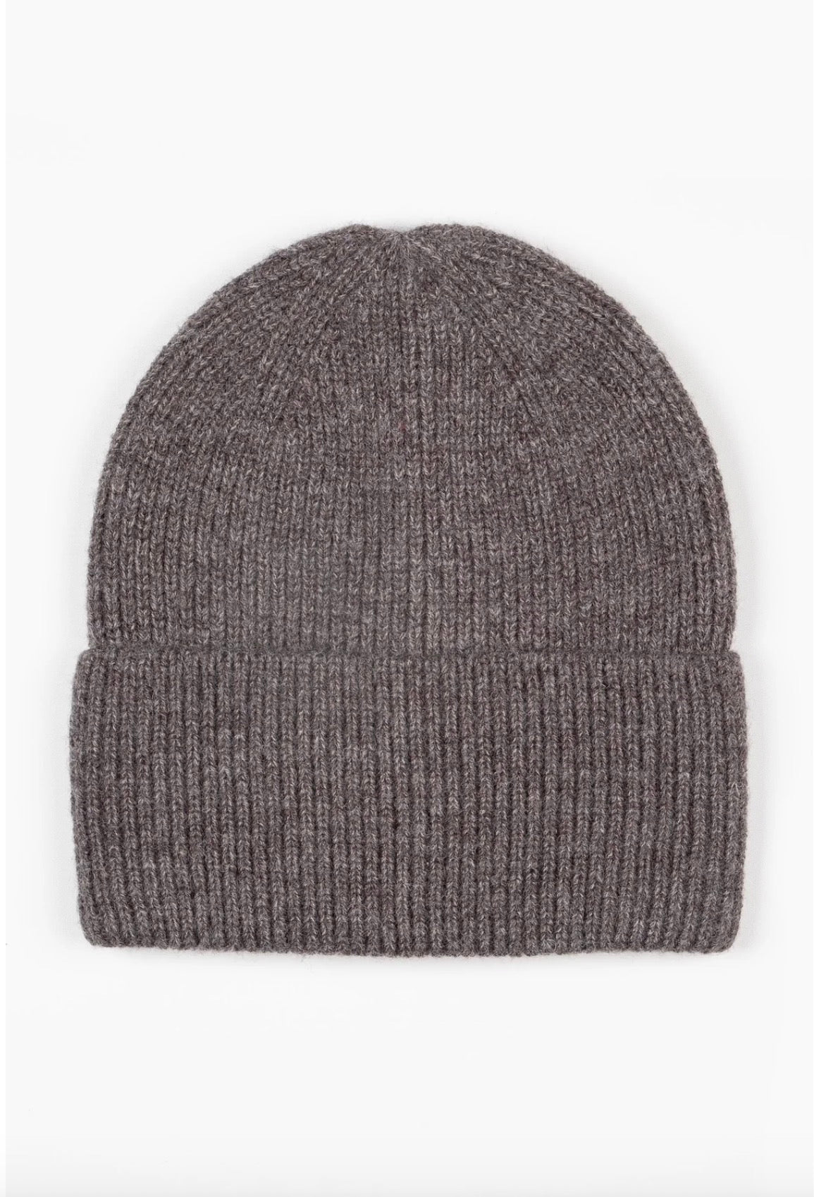 Classic Ribbed Beanie Hat | Grey
