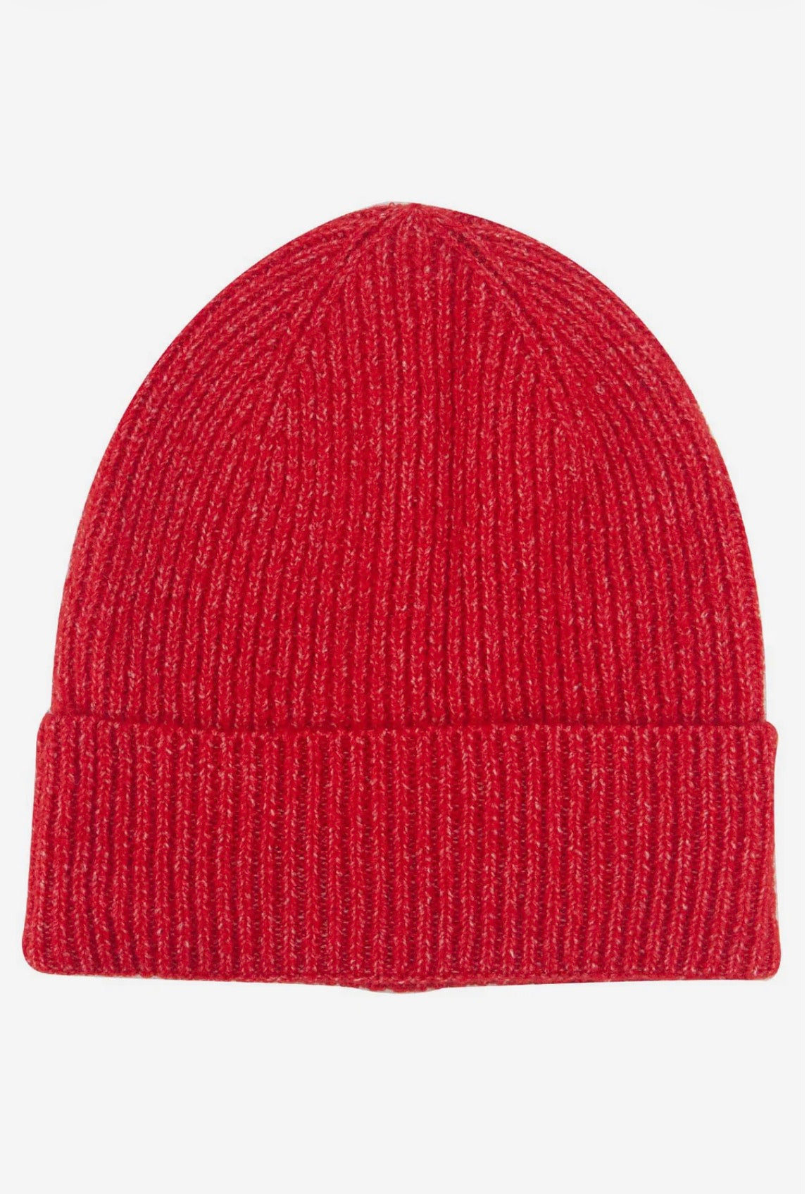 Classic Ribbed Beanie Hat | Red